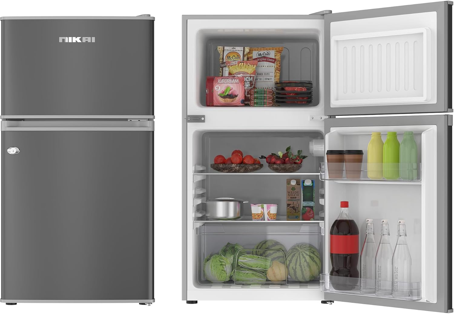 NIKAI 130 LTR DDOUBE DOOR REFRIGERATOR