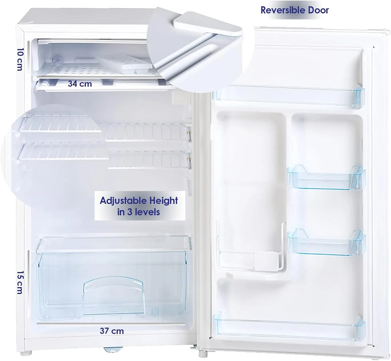 Super General SGR 131 H1 90L Single Door Refrigerator