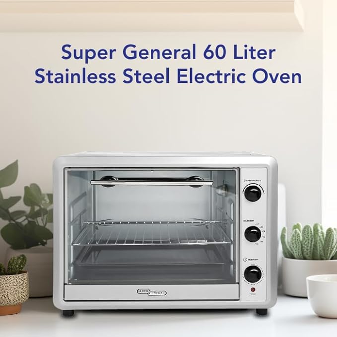 Super General SGEO 064KRC 60L Stainless Steel Electric Oven
