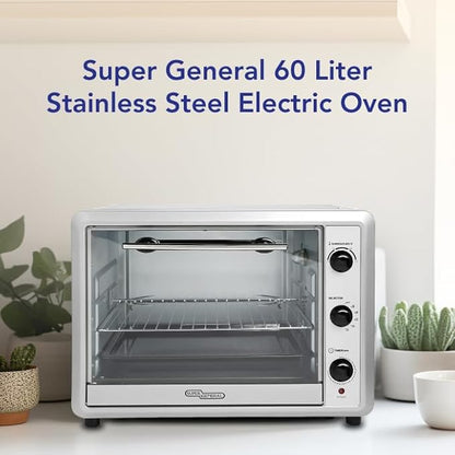 Super General SGEO 064KRC 60L Stainless Steel Electric Oven