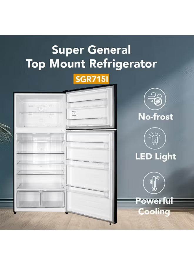 Super General SGR 715 I 700L Top Mount Refrigerator with Digital Control