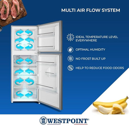 Westpoint 350L Double Door No Frost Refrigerator with Fresh Zone