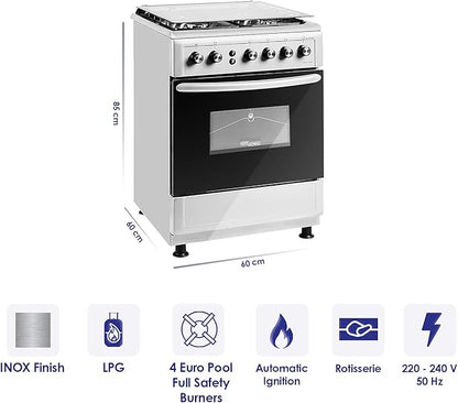 Super General SGC 6470 60×60 Stainless Steel Cooker