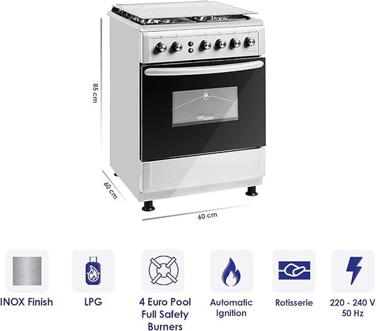 Super General SGC 6470 60×60 Stainless Steel Cooker