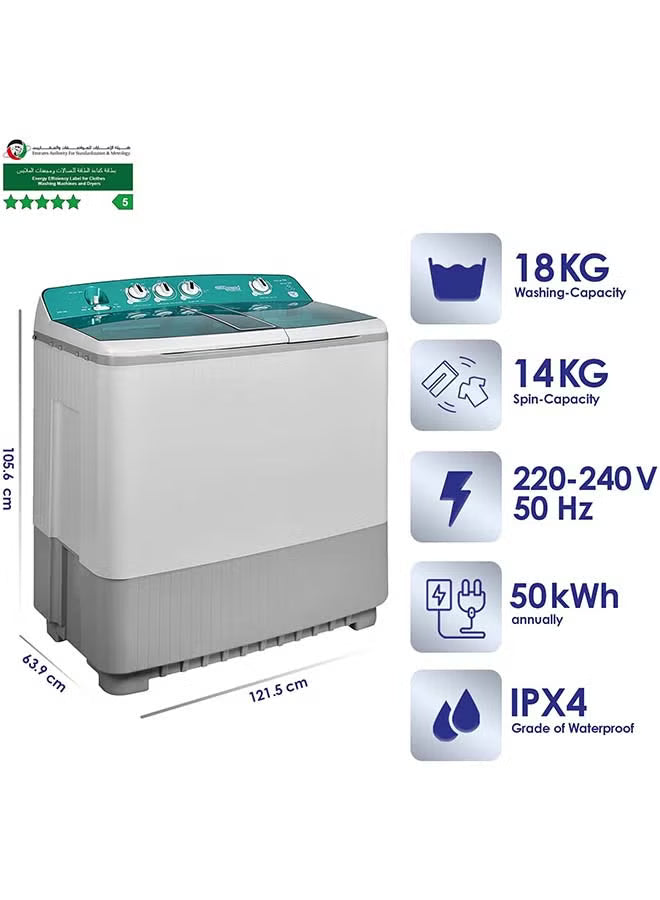 Super General SGW 1800 18 Kg Twin Tub Washing Machine