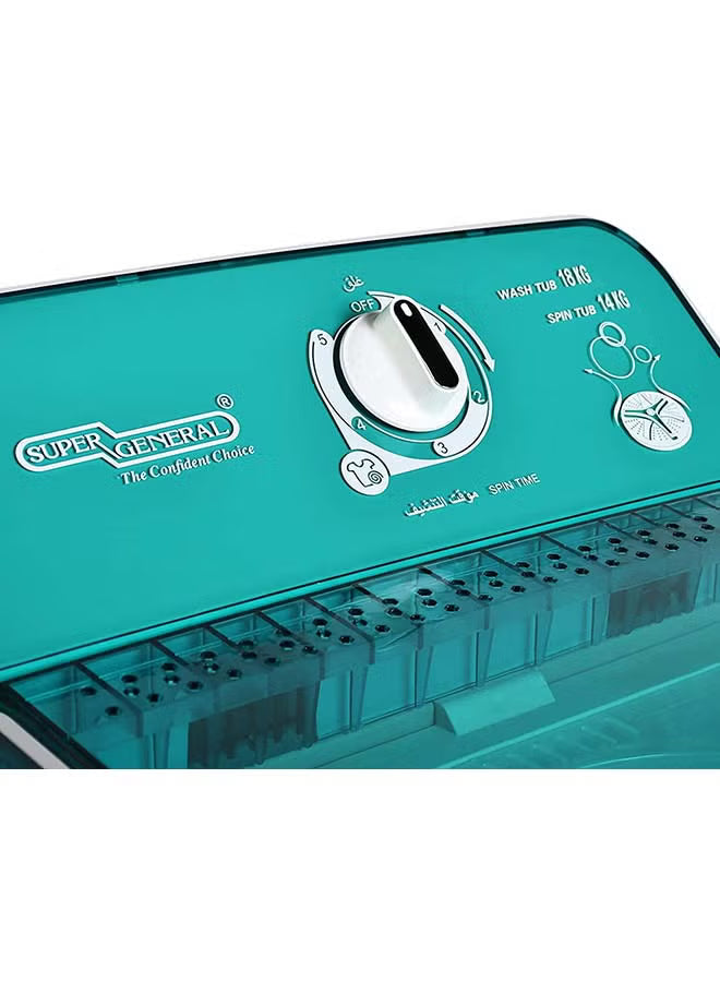 Super General SGW 1800 18 Kg Twin Tub Washing Machine