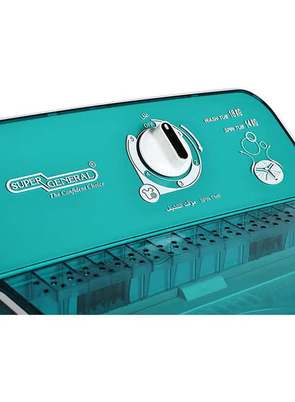 Super General SGW 1800 18 Kg Twin Tub Washing Machine