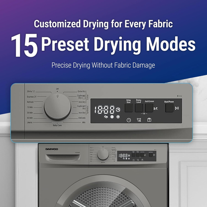 DAWEOO 8 KG CONDENSER DRYER