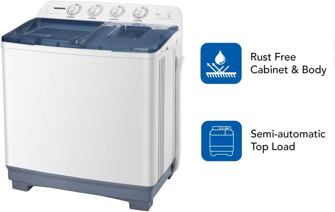 DAEWOO 13 KG TWIN TUB WASHER