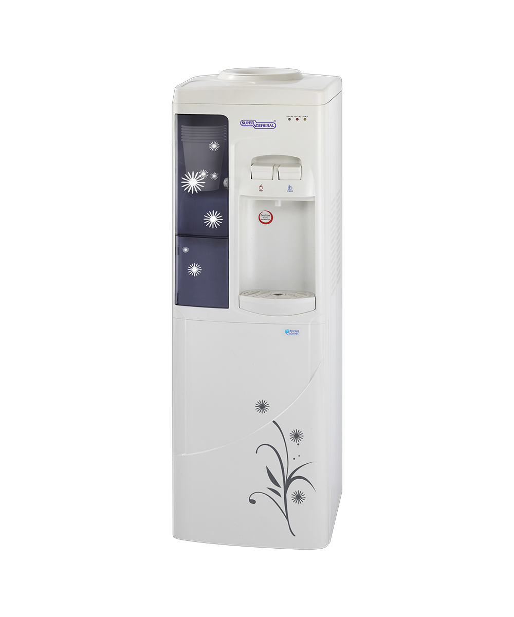 Super General SGL 1171 2-Tap Hot and Cold Water Dispenser with Cabinet