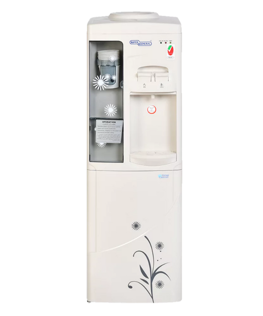 Super General SGL 1171 2-Tap Hot and Cold Water Dispenser with Cabinet
