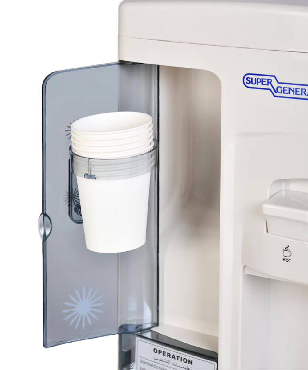 Super General SGL 1171 2-Tap Hot and Cold Water Dispenser with Cabinet