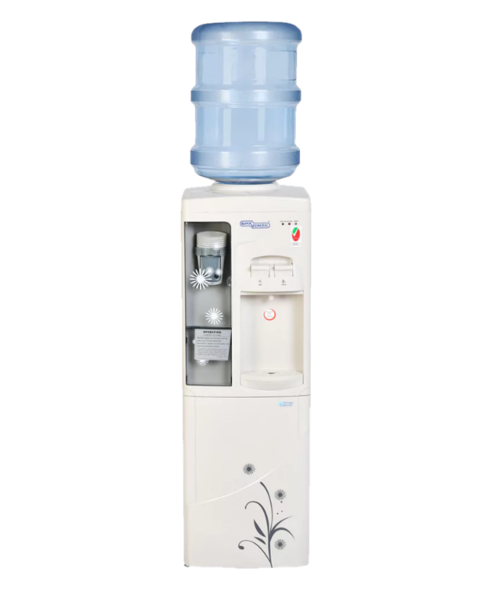 Super General SGL 1171 2-Tap Hot and Cold Water Dispenser with Cabinet