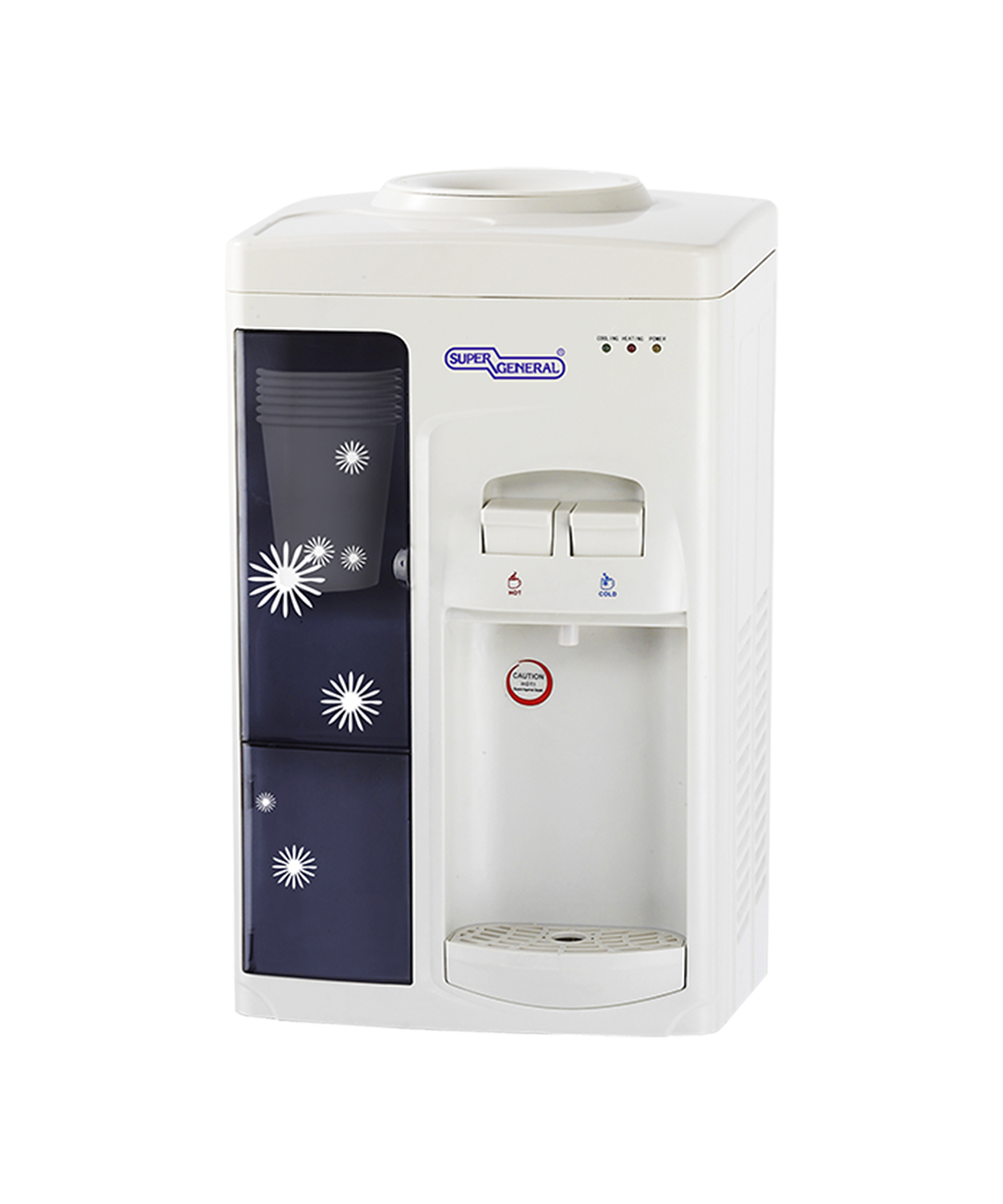 Super General SGL 1131 Counter-top Hot and Cold Water Dispenser with Cup Holder