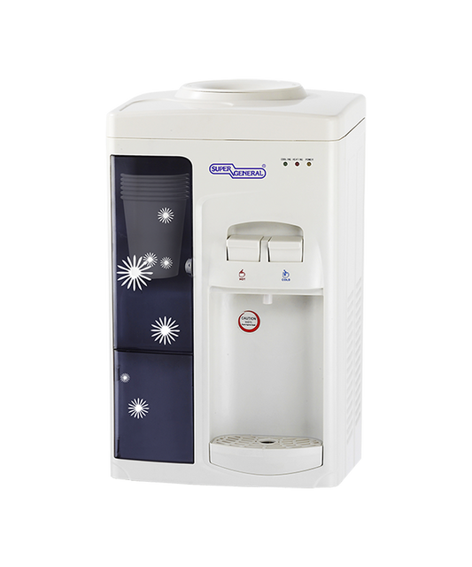 Super General SGL 1131 Counter-top Hot and Cold Water Dispenser with Cup Holder