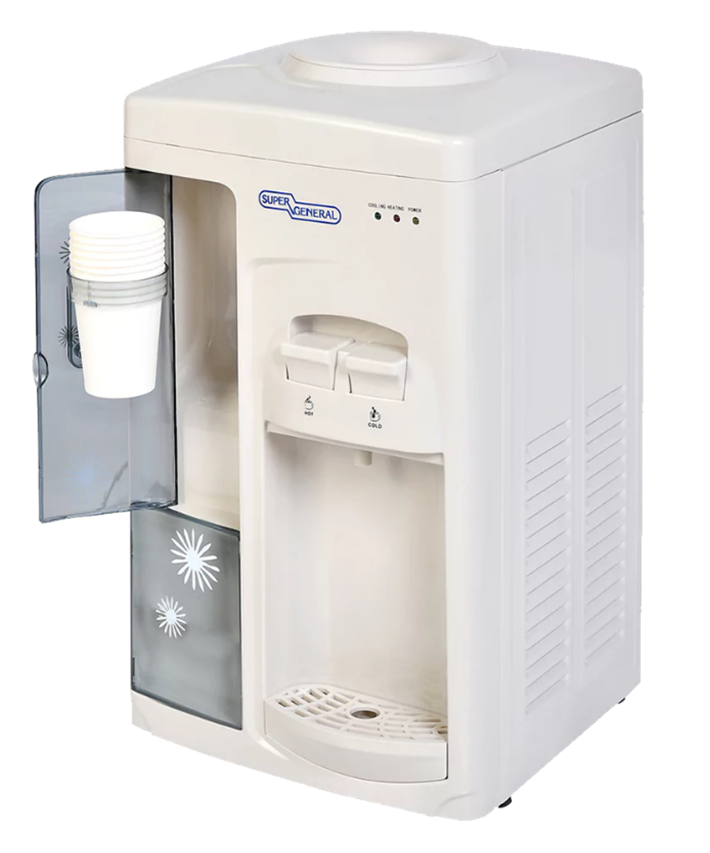 Super General SGL 1131 Counter-top Hot and Cold Water Dispenser with Cup Holder