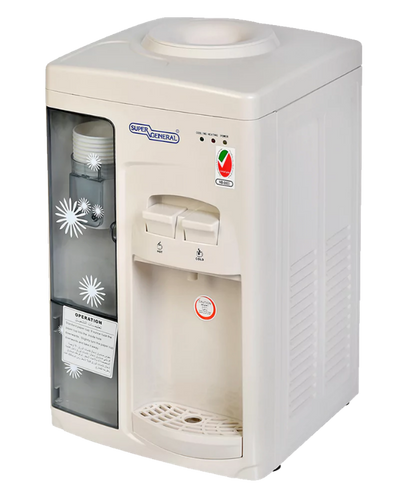 Super General SGL 1131 Counter-top Hot and Cold Water Dispenser with Cup Holder