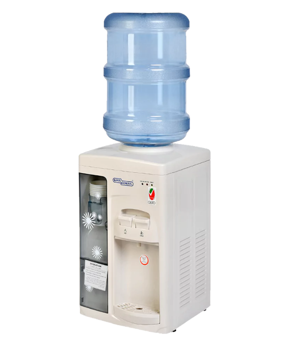 Super General SGL 1131 Counter-top Hot and Cold Water Dispenser with Cup Holder