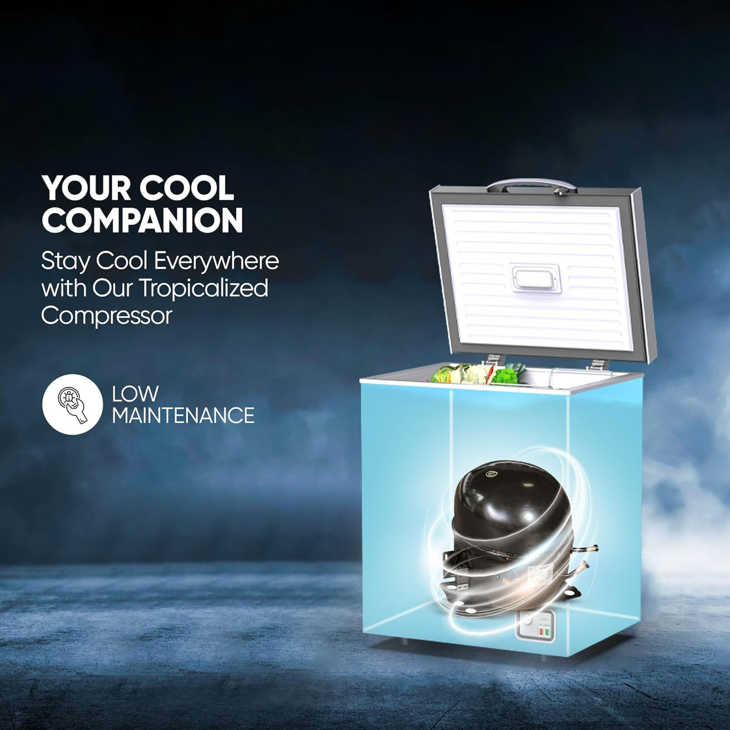 NIKAI 260 LTR CHEST FREEZER