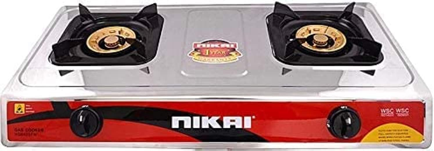 NIKAI TWO BURNER GAS STOVE