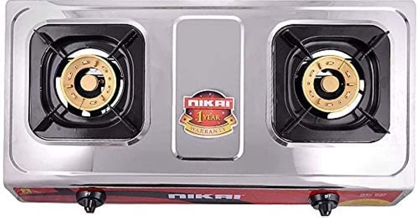 NIKAI TWO BURNER GAS STOVE