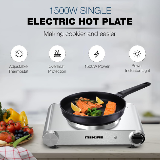 NIKAI SINGLE BURNER HOT PLATE ELECTRIC