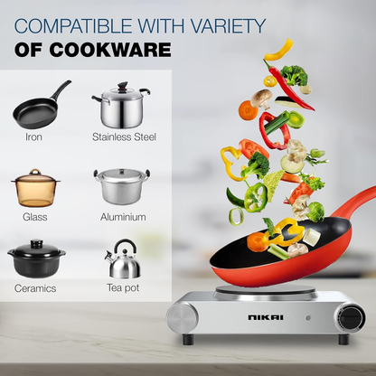 NIKAI SINGLE BURNER HOT PLATE ELECTRIC