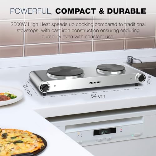 NIKAI DOUBLE BURNER HOT PLATE ELECTRIC