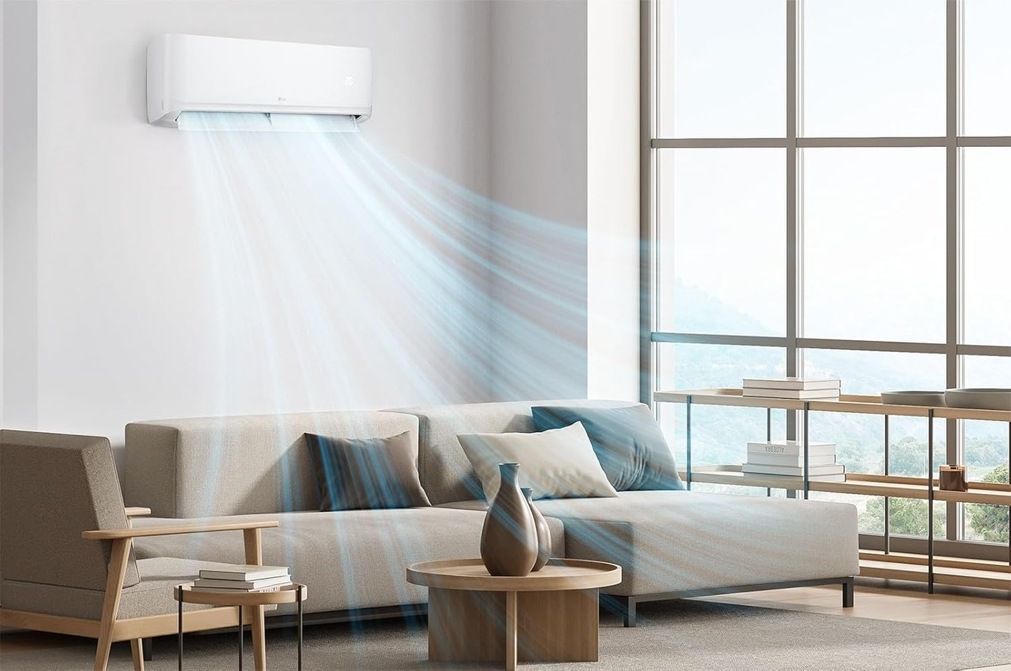 LG-AC 2.5TR SPLIT WALL MOUNTED AC ROTARY R 410 GAS